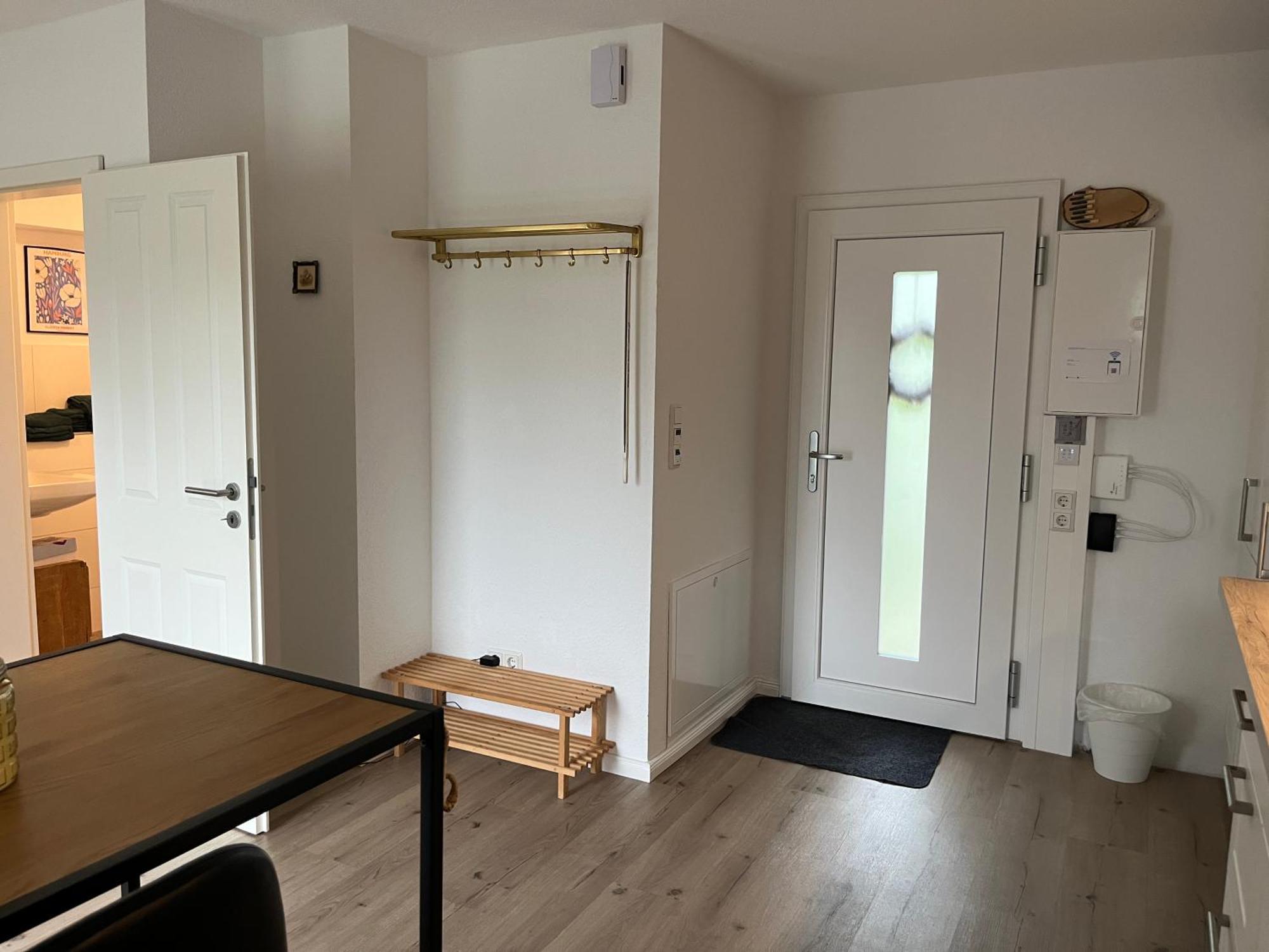Fewo Brauel Am Nordpfad Zevener Geest - Ruhige, Moderne 2 Zimmer Wohnung, Ladestation, Parkplatz, Wlan, Garten Exterior foto